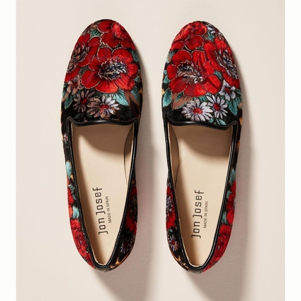 Anthropologie Jon Josef made in Spain size 11 Gatsby Loafers